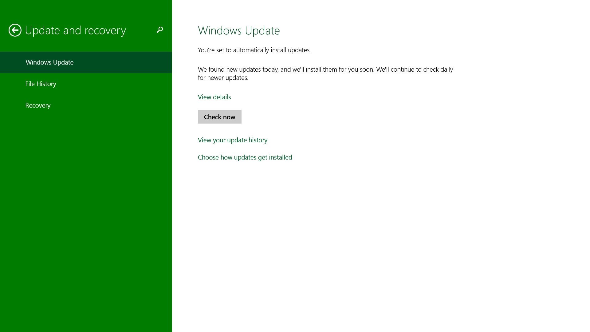 How To Check For Updates Windows 8